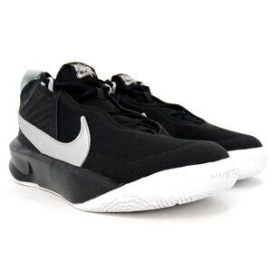 Big Kid's Nike Team Hustle D 10 Black/Metallic Silver-Volt (CW6735 004) 6.5Y